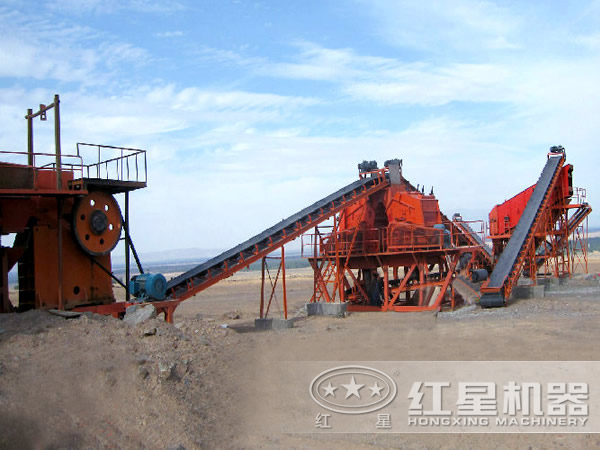 時產(chǎn)230方的破沙機(jī)應(yīng)用現(xiàn)場