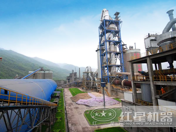 日產(chǎn)500噸的水泥生產(chǎn)線配套齊全，價(jià)格實(shí)惠