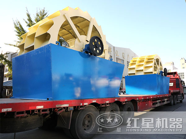 山沙洗砂機發(fā)貨圖