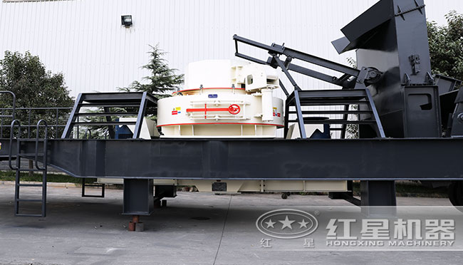 移動(dòng)方便的車載一體式打沙機(jī)，日產(chǎn)200方不是事兒