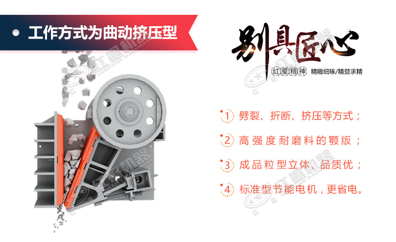 顎式碎石機(jī)工作原理圖