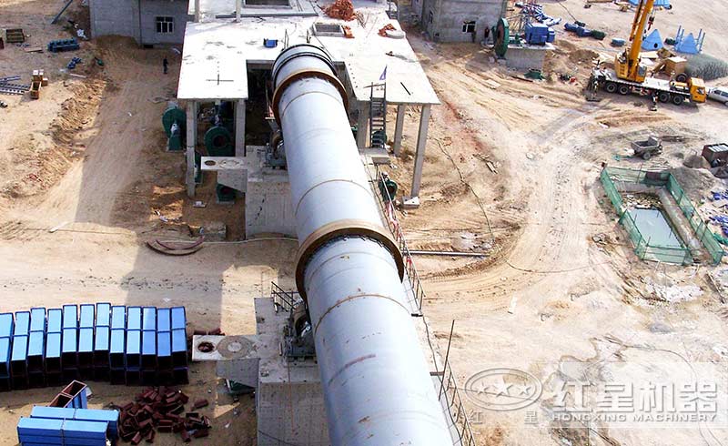 白云石煅燒現(xiàn)場(chǎng)