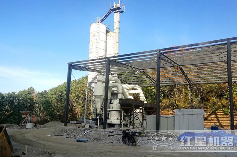 焦炭磨粉現(xiàn)場